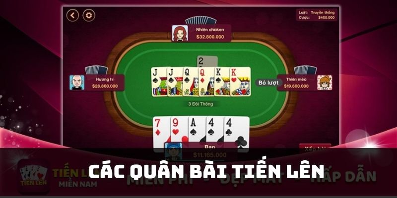 Cách phân bố các quân trong game bài Tiến Lên